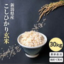 新潟 コシヒカリ 玄米 30kg 俵 農家直送 送料無料 (沖縄離島を除きます) 甘い ギフト プレゼント 祝 こしひかり コメ グルメ キッチン ガーデン とみおか 精米サービス 新潟県産 内祝 入学祝 就職祝 母の日 父の日