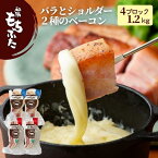 ベーコン ギフトセット 和豚 もちぶた ベーコン ブロック 2種 1.2kg 4ブロック ベーコン 厚切り バラ ショルダーベーコン 無加水 新潟 冷凍 炭火 燻製 送料無料 (本州四国のみ) ギフト 肉 加工品 bc yb msa 3n 50y 60y gf sl ssss