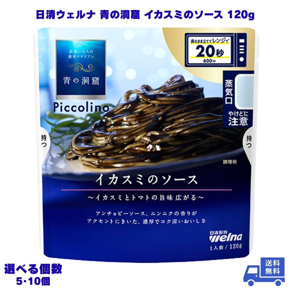 日清ウェルナ 青の洞窟 イカスミのソース 120g
