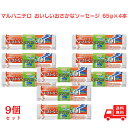 おさかな ソーセージ マルハニチロ 65g×4本(賞味期限:2025.8.22)魚肉ソーセージ カルシウム たんぱく質 プロテイン 筋トレ 保存食 備蓄 9セッ...