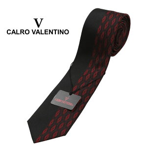 ネクタイ ブランド Calro Valentino スリム ナロータイ パネル柄 プレゼント 贈り物 ギフト 対応可 おしゃれ シルク100% カルロバレンチノ メンズ レディース 法事 法要 仏事 礼装 フォーマル 兼用 CV-0009-A安売り