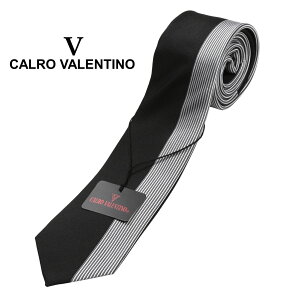 ネクタイ ブランド Calro Valentino スリム ナロータイ パネル柄 プレゼント 贈り物 ギフト 対応可 おしゃれ シルク100% カルロバレンチノ メンズ レディース 法事 法要 仏事 礼装 フォーマル 兼用 CV-0010-A ブラックネット予約