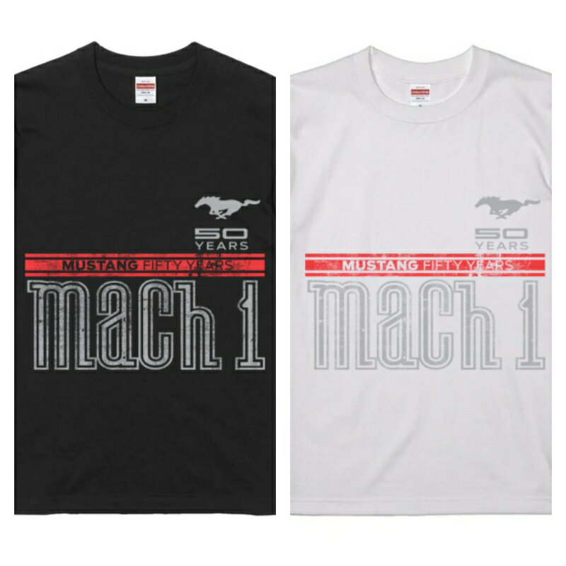 アメリカ直輸入 グラフィック デザイン Tシャツ mach1 MUSTANG ブラック or ホワイト 半袖 綿100 ストリート プリント tシャツ メンズ レディース 男女兼用 夏 海 アウトドア イベント キャンプに最適 t-shirt-car-014