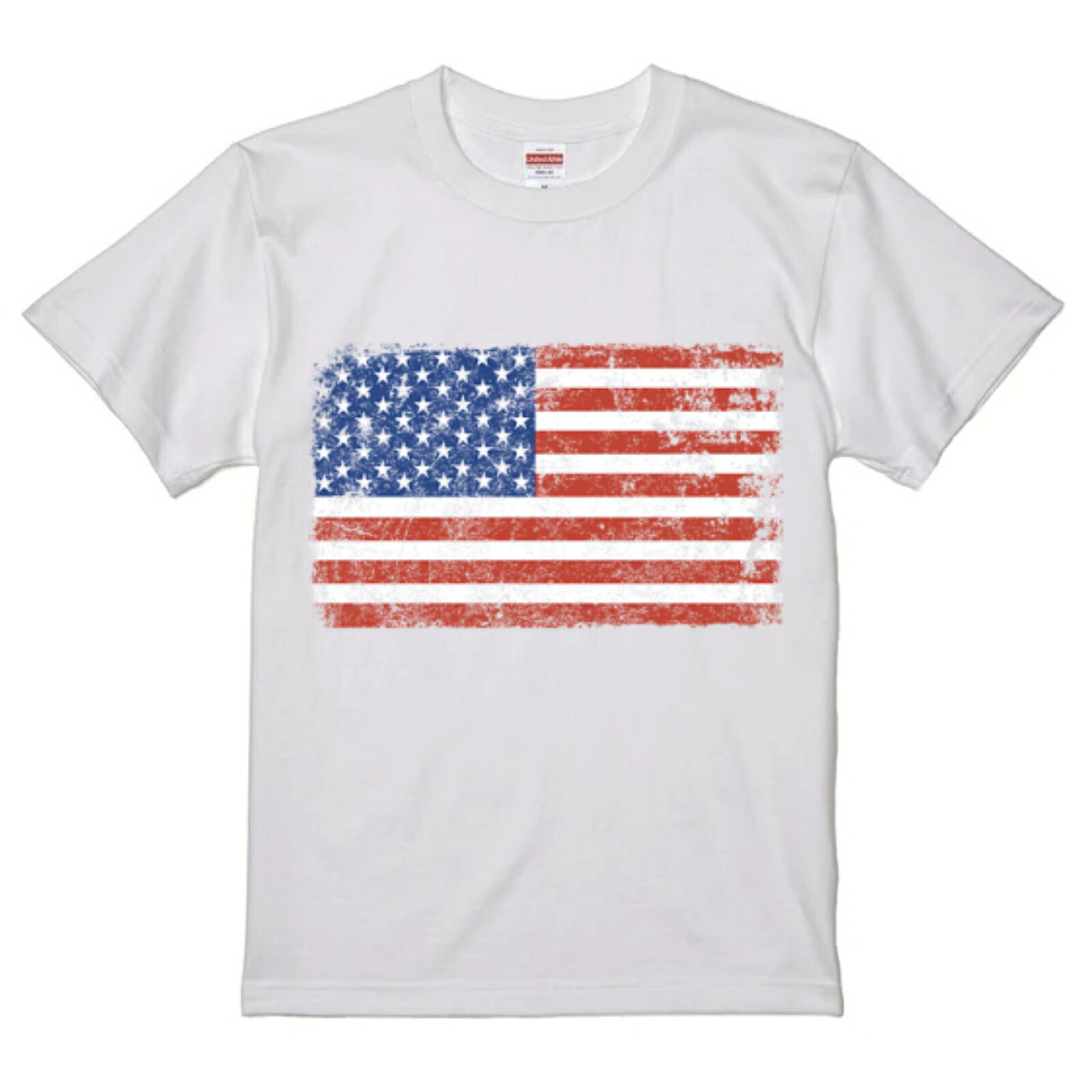 アメリカ直輸入 グラフィック デザイン Tシャツ 星条旗 アメリカ国旗 ブラック or ホワイト 半袖 綿100% ストリート プリント tシャツ メンズ レディース 男女兼用 夏 海 アウトドア イベント キャンプに最適 T-shirt-others-012 khcollection-10000433 俺のネクタイ サンプル画像3