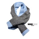 MICHIKO LONDON ミチコロンドン モンゴル カシミヤ 100% 差し込み リバース ミニ マフラー MADE IN MONGOLIA プレゼント ギ...