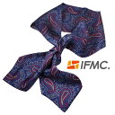 IFMC イフミック 血行促進 機能商品 クラバティーノ ミニネクタイ スカーフ プレゼント ギフト 贈り物 健康管理 快適生活 L ペイズリー ネイビー cr...