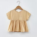 キッズ ベビー Tシャツ カットソー 女の子 親子 リボン 110 120 130 140 150 子供服 おしゃれ(4)
