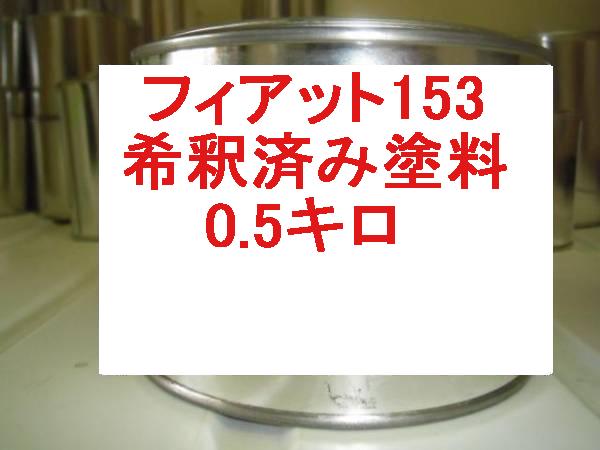 フィアット153　塗料