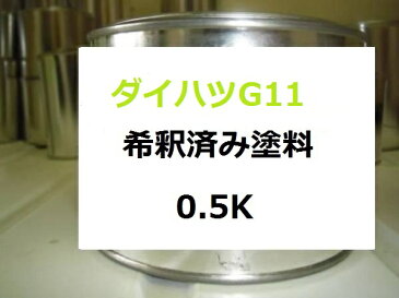 ダイハツ G11　希釈済 塗料　ペパーミントグリーンM