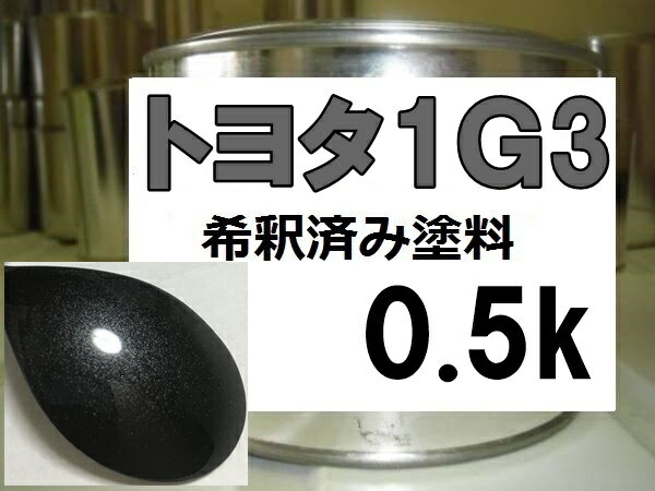 トヨタ1G3　塗料　グレーM　シエンタ　希釈済