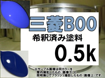 三菱B00　塗料　ソニックブルー　キャンター　希釈済