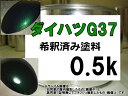 ダイハツG37 塗料 ブリティッシュグリーンマイカ ミラ