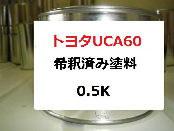 トヨタUCA60　塗料　レッドマイカ　ウィンダム　希釈済