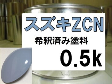 スズキZCN　塗料　ムスクブルーM　アルト　希釈済