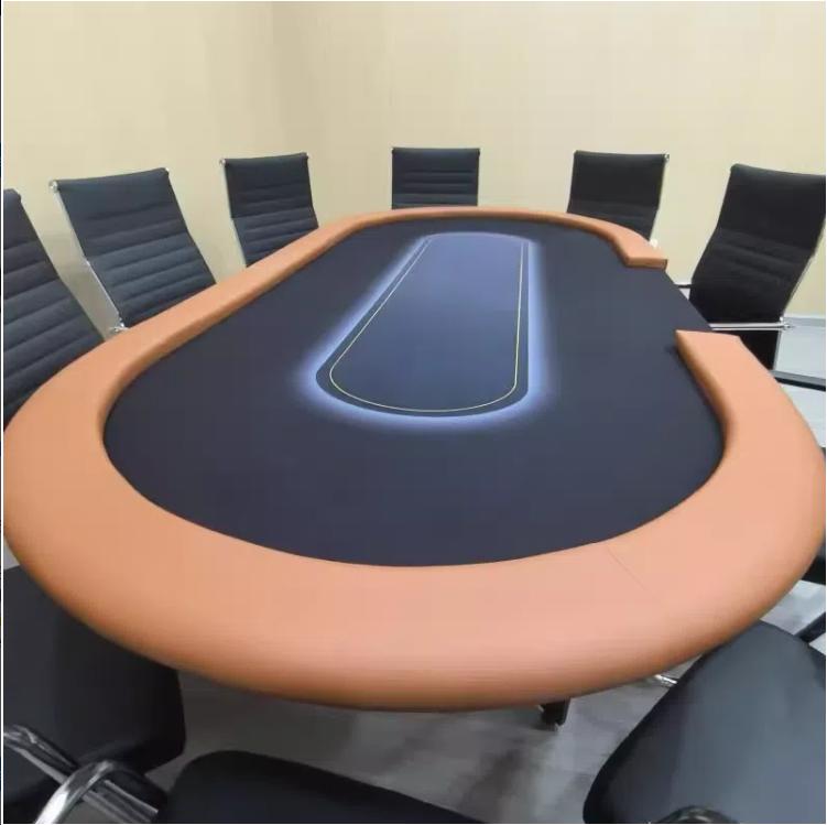 デュアルポーカーチップテーブル・デュアルポーカーゲームセットポーカーテーブル、テーブルカバー付き