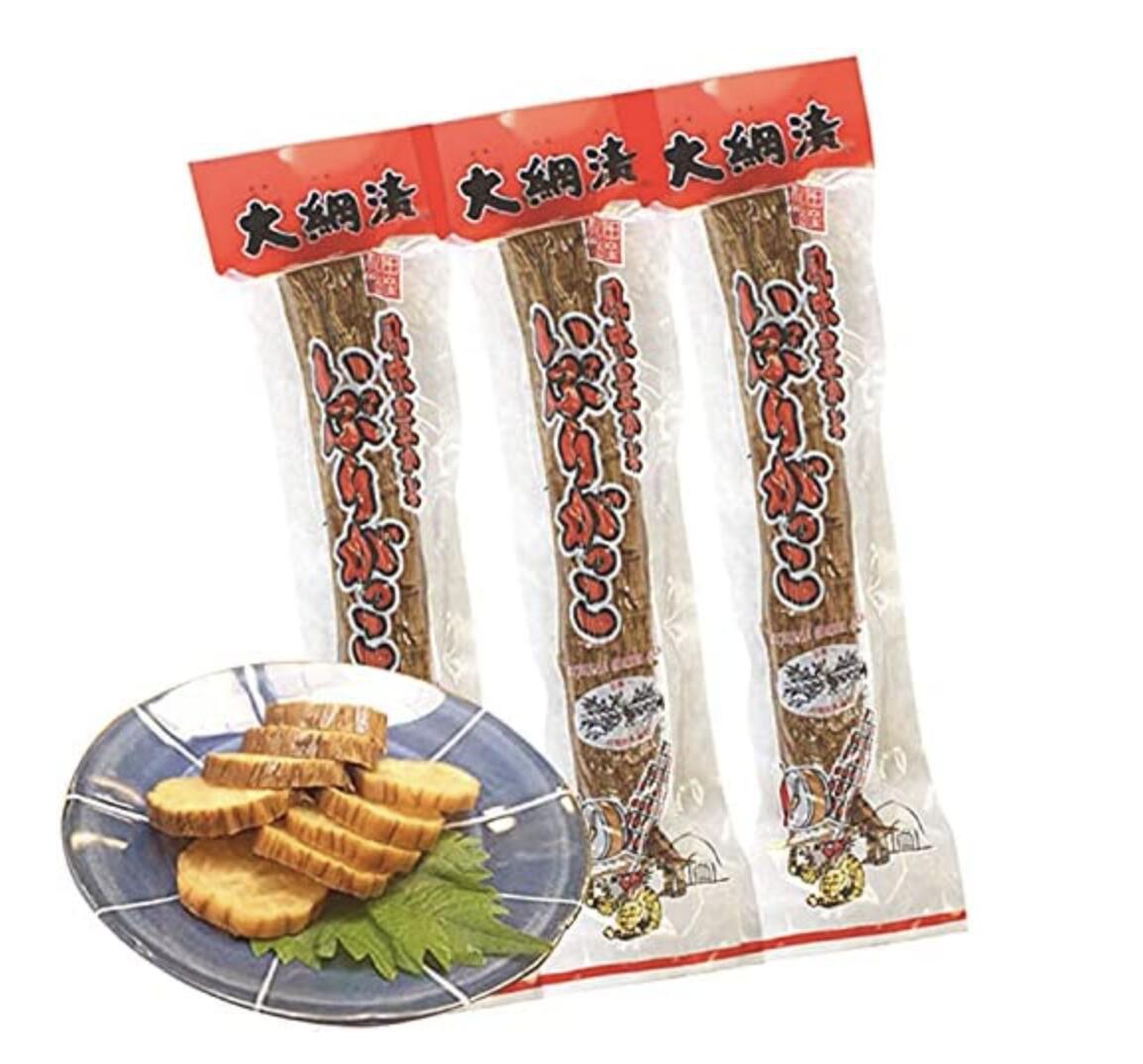 大綱食品 いぶりがっこ Lサイズ 3本セット 大綱 いぶり L 秋田 燻製 イブリガッコ 漬物 大仙 沢庵 たくあん