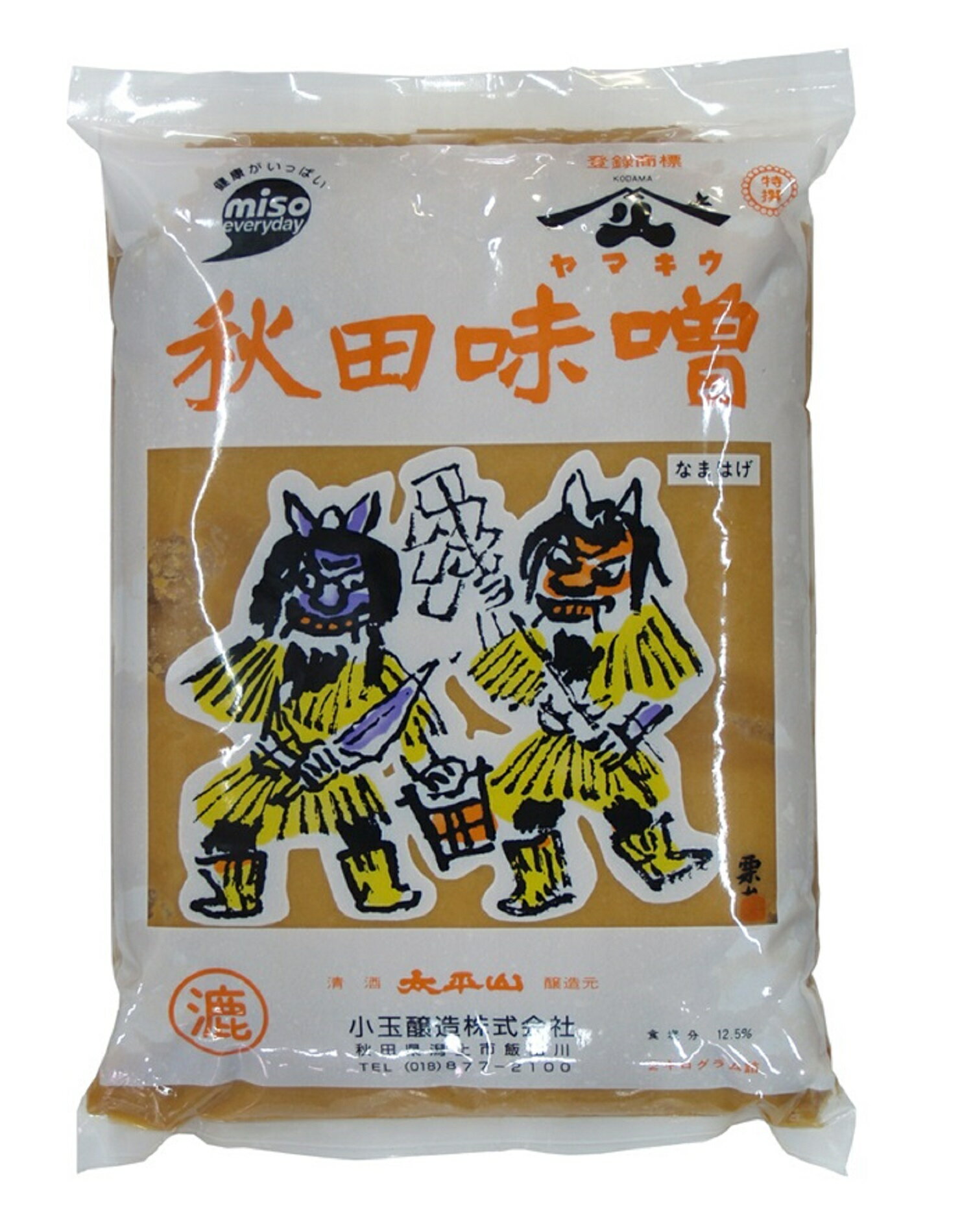 小玉醸造 ヤマキウ 特撰 秋田味噌 漉 2kg 味噌