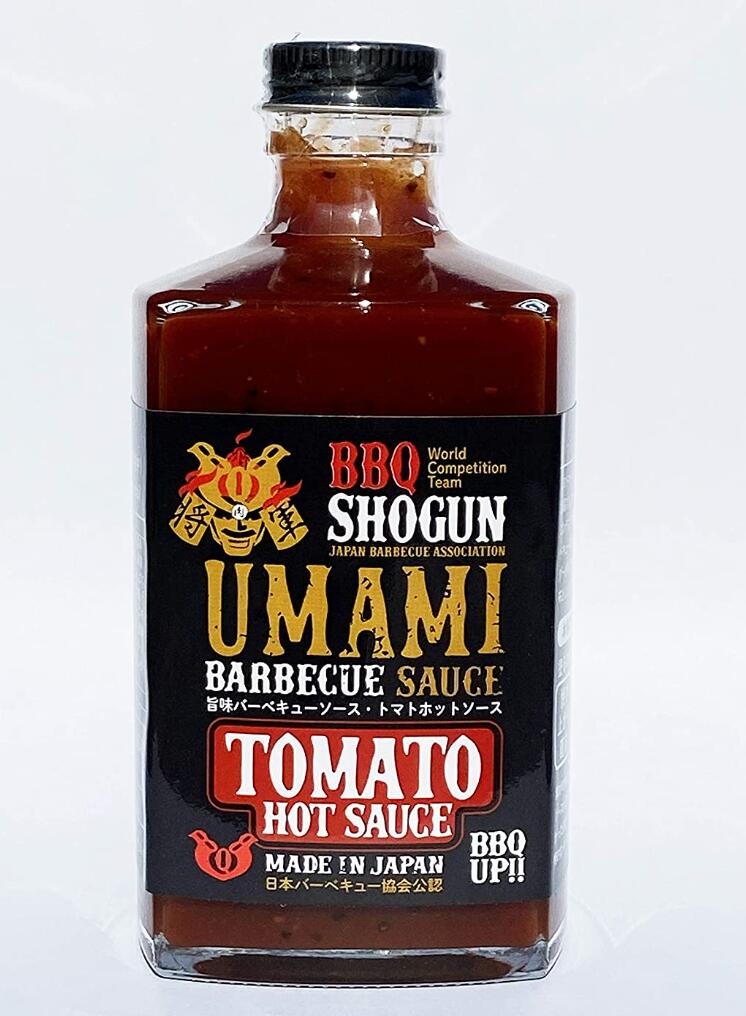 うまみ　バーベキューソース　UMAMI BARBECUE SAUCE TOMATO HOT SAUCE ホットトマトソース　バーベキュー　BBQ アメリカンバーベキュー　旨味 キャンプ　camp