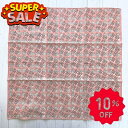 【楽天スーパーセール10%OFF!!】バンダナ 大判 サイズ ハンカチ おしゃれ フラワー 花柄 総柄 フラワーバニエ お弁当 包み インド綿 コットン 綿100% ピンク PI スカーフ ハンドブロックプリント 木版 レディース 北欧 カントリー アジアン 三角巾 プレゼント 55cm×55cm