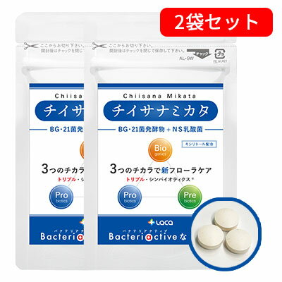 チイサナミカタ 30粒 2袋セット BG・21菌発酵物＋NS乳酸菌