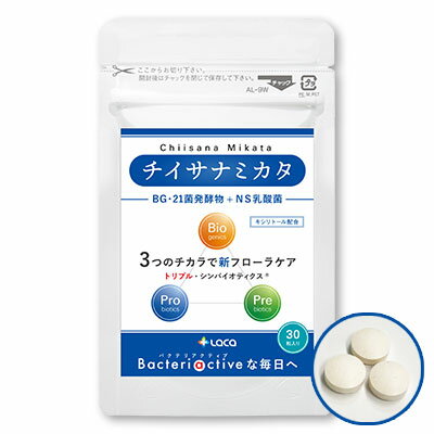 チイサナミカタ 30粒 BG・21菌発酵物＋NS乳酸菌