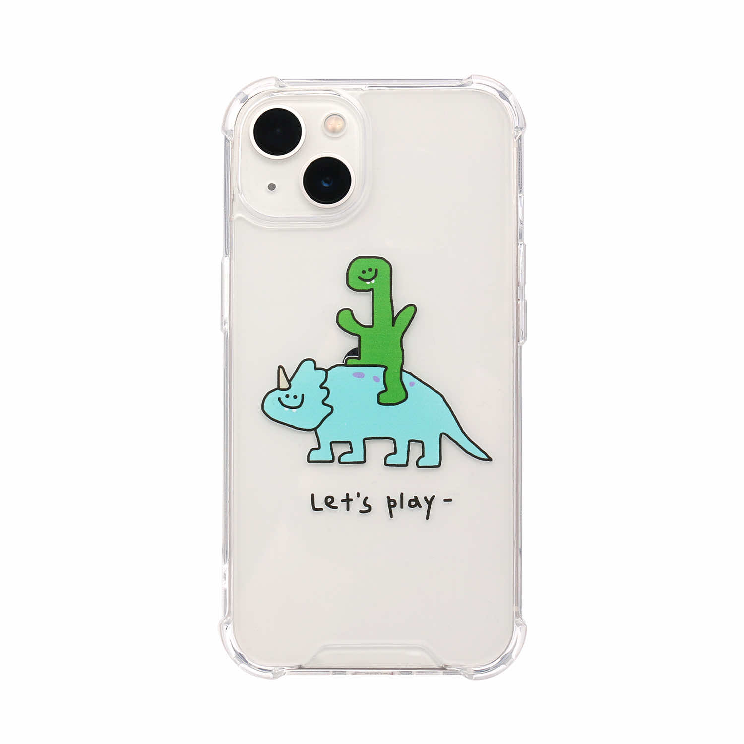 Rakuten - 168cm ハイブリッドクリアケース for iPhone 13 Lets play