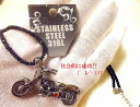 ドクロライダー★社会的に成功★ブラックスピネル★ステンレス316L★骸骨・スカル★ネックレス★パワーストーン★護符(霊符)