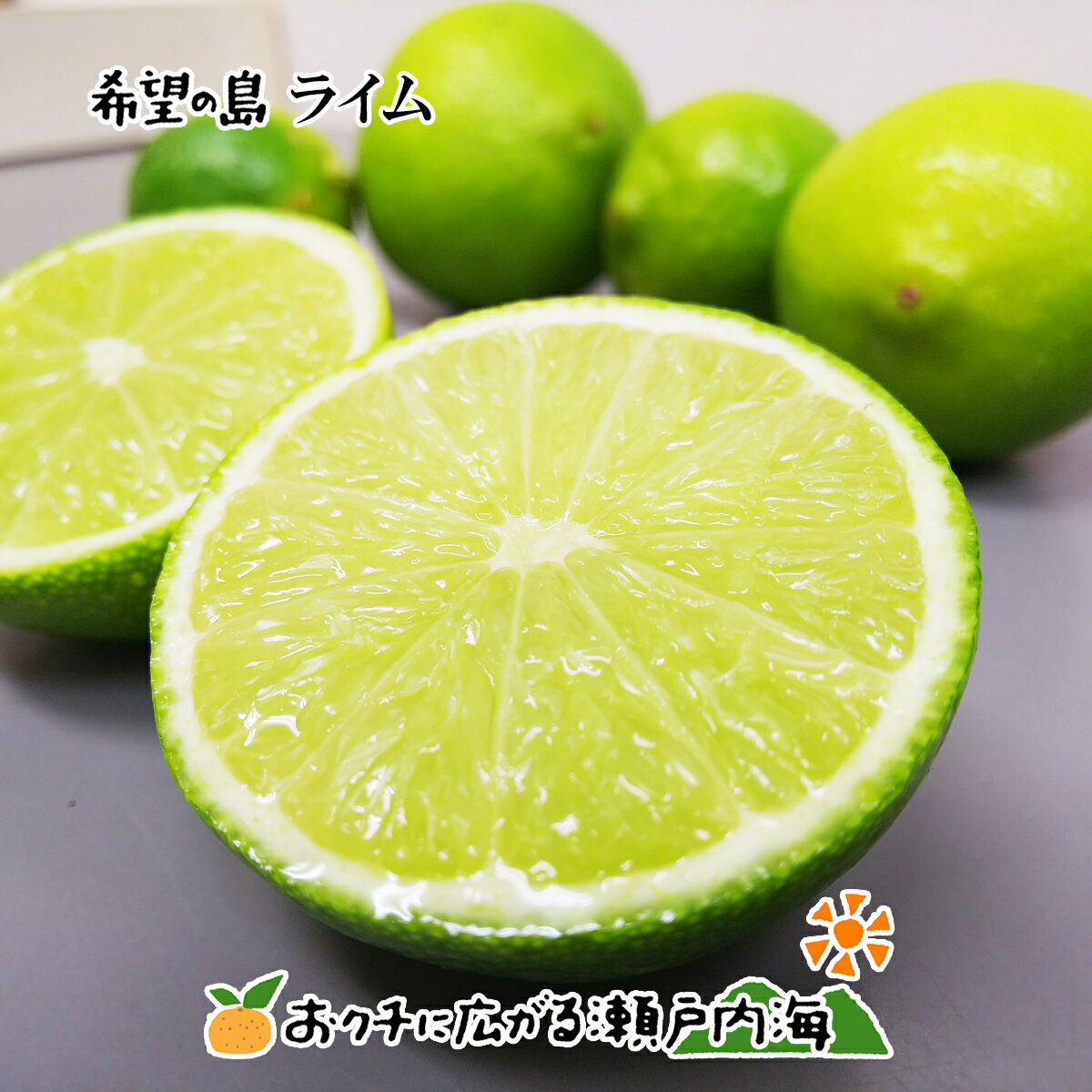 【予約】希望の島 国産ライム 1kg 家庭用 小玉〜中玉 残留農薬ゼロ ノーワックス 防腐剤未使用 愛媛 中島産【希望の島 タヒチライム 国産】 宅急便コンパクト お試し品 買い回り マラソン ポイント消化