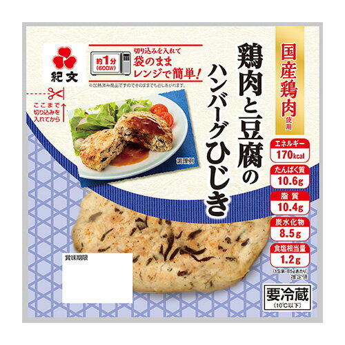 紀文公式 鶏肉と豆腐のハンバーグ