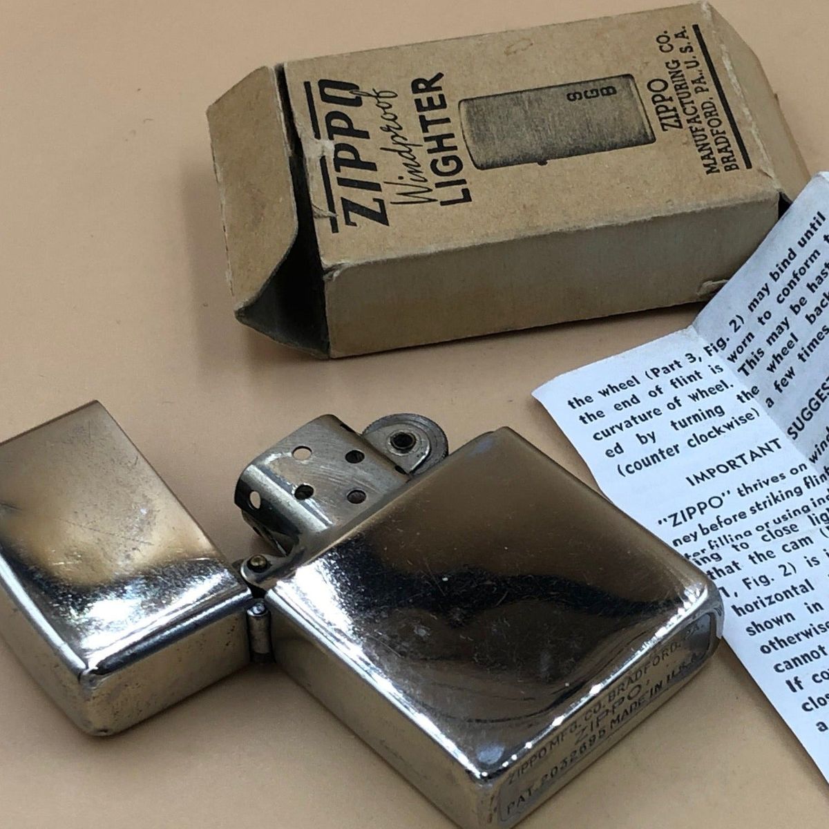 åݡ ZIPPO åݡ 1946ǯ 58mm󥰥ȡ륱 ˥å륷С 3Х ʿ 14ڳľ͢USEDʡ