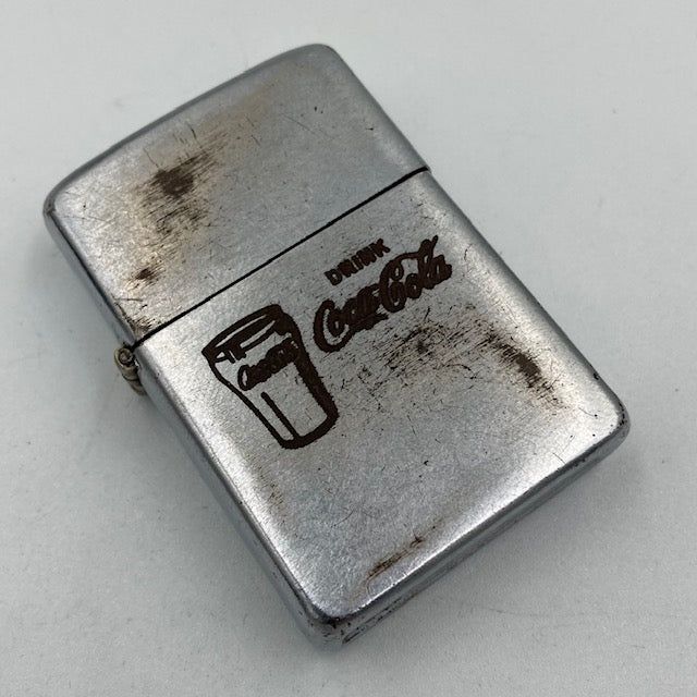 ジッポー ZIPPO ライター 1951年〜1953年 スチール製 コカ・コーラ Coca Cola コカコーラ【海外直輸入USED品】