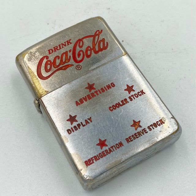 ジッポー ZIPPO ライター 1955年 コカ・コーラ Coca Cola BOTTLING CO. 5スター 優秀店表彰 コカコーラ【海外直輸入USED品】