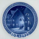 ロイヤルコペンハーゲン イヤープレート 1925年 「Street Scene from Christianshavn, Copenhagen」クリスチャンハウ...