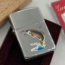 ジッポー ZIPPO 未使用 1949年〜1951年 タウン&カントリー TROUT マス ニッケルシルバーインナー PAT.2032695【海外直輸入USED...