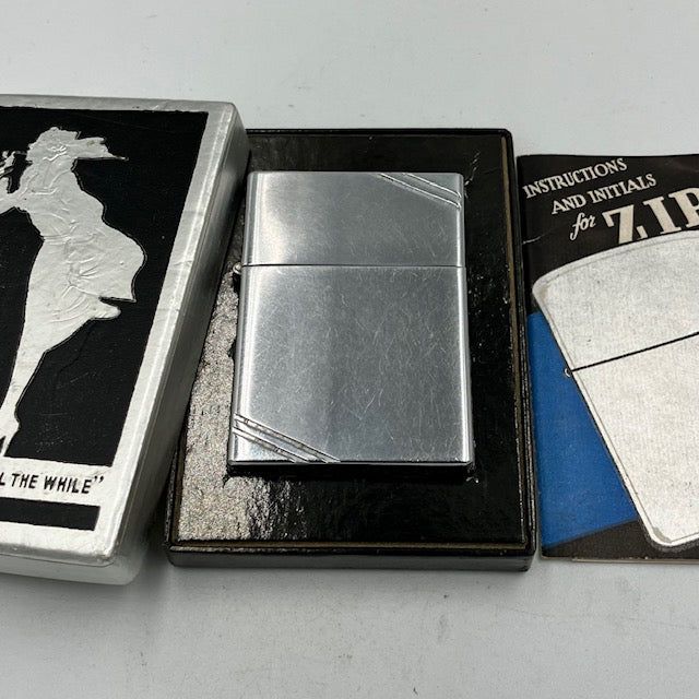 ZIPPO ジッポー 未使用品 1936〜1937年 スクエアモデル ウィンディボックス インストラクション【海外..