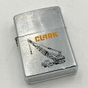 ZIPPO ビンテージ 1977年 CLARK クレーン車 企業もの ジッポー 中古 火花確認 【海外直輸入USED品】