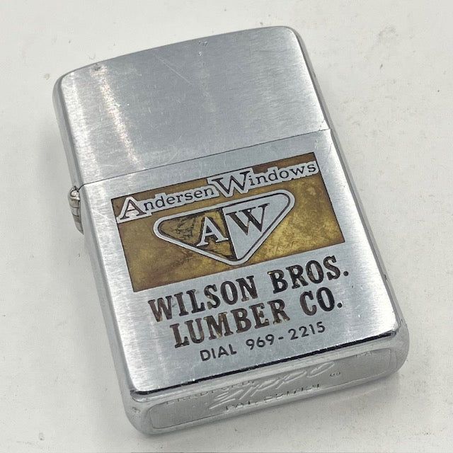 ZIPPO ビンテージ ジッポー 1963年 Andersen Windows PAT.2517191 中古 動作確認済み
