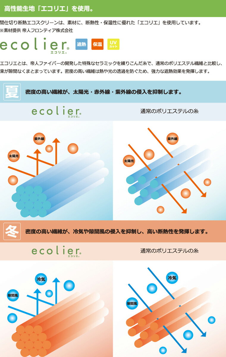 【メール便発送で送料無料】 間仕切り断熱エコスクリーン　100×250cm　断熱カーテン　エコリエ【日本製】　【間仕切りカーテン】エコスクリーン　のれん　つっぱり　パーテーション　ポール式　廊下　玄関　おしゃれ　遮熱・保温　目隠し　高さ調節可能　間仕切り カーテン