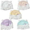 HACOON 白雲 ベビーキャップ 赤ちゃん用帽子 雲の上のタオル クマ耳 日本製