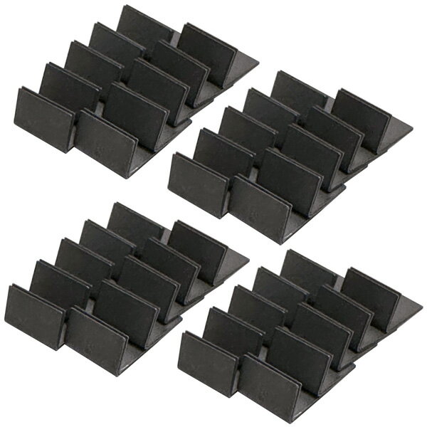 アンティーク調 カードスタンド ミニ 40個セット スモーキーブラック 黒 日本製 名刺 ポストカード 立て ステーショナリー メモスタンド おしゃれ レトロ