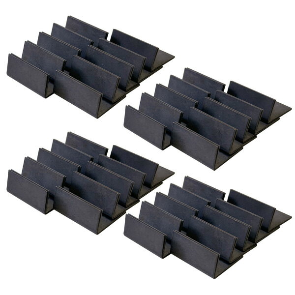 アンティーク調 カードスタンド ノーマルサイズ 40個セット スモーキーブラック 黒 日本製 名刺 ポストカード 立て ステーショナリー メモスタンド おしゃれ レトロ