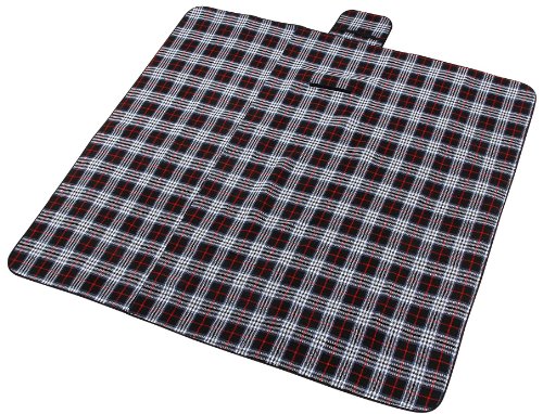 Mat - キャプテンスタッグ アクリル起毛 レジャーマット 200×20cm BK UB-3004