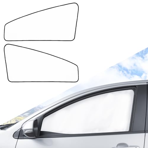 Rakuten - セイワ (SEIWA) 車用カーテン フロントサイド カーテン 高遮熱 放射冷却素材 ラディクール 生地 2枚入り マグネットカーテン 汎用サイ