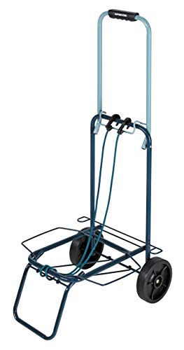 Other - キャプテンスタッグ(CAPTAIN STAG) キャリーカート 折りたたみ式 ツートンキャリー フックコード付き 耐荷重30kg ネイビー×ブル