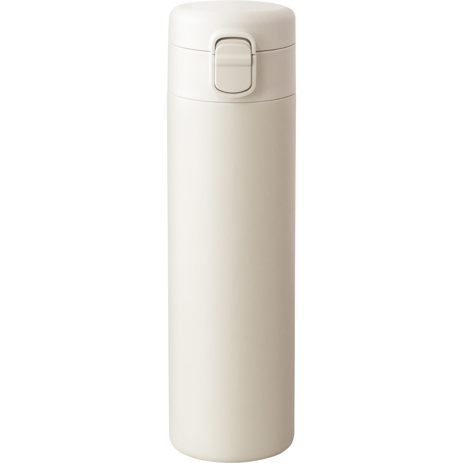 和平フレイズ 食洗器対応 シームレス 水筒 マグボトル 500ml アイボリー ワンタッチ栓 真空断熱ボトル 保温 保冷 RH-1698