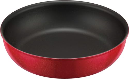 サーモス デュラブルシリーズ 取っ手のとれるフライパン 24cm レッド IH対応 KVA-024 R