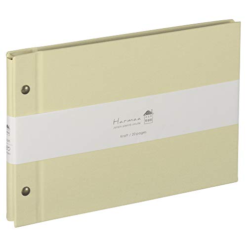 ナカバヤシ Harmaa（ハルマー） 外ビス式アルバム A5サイズ A-HRA5-101-Y イエロー