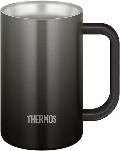 コンテンポラリーブラック/600ml/JDK-601C BK・Color:ブラックSize:600ml・パッケージ個数:1・大好評のジョッキがカラーリニューアル! 食洗機対応モデル。・本体サイズ(約):幅12.5×奥行き8.5×高さ13.5cm、本体重量(約):300g、容量:600ml・保冷効力:7℃以下(1時間)・原産国:中国・素材・材質:本体:ステンレス鋼(アクリル樹脂塗装)/ ハンドル:ABS樹脂●底側面の溶接線を無くし、すっきりとした見た目に変更 ●大容量タイプ ●真空断熱構造で冷たさ・温かさ長持ち ●氷が溶けにくいから味が薄まらない ●結露しにくく、机を汚さない ●食洗機対応