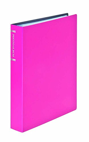 ナカバヤシ ポケットアルバム 超透明 L判168枚収納 ピンク CTPL-160-PK