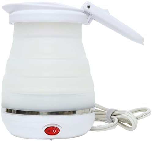 Rakuten - MCO 折りたたみケトル トラベルケトル 電気ケトル 800ml 海外対応 旅行 ホワイト Z4236